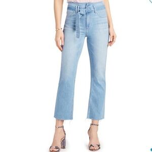Sam Edelman Stiletto High Rise Bootcut Crop Jeans w/Matching Belt- Sz 12/31, NWT